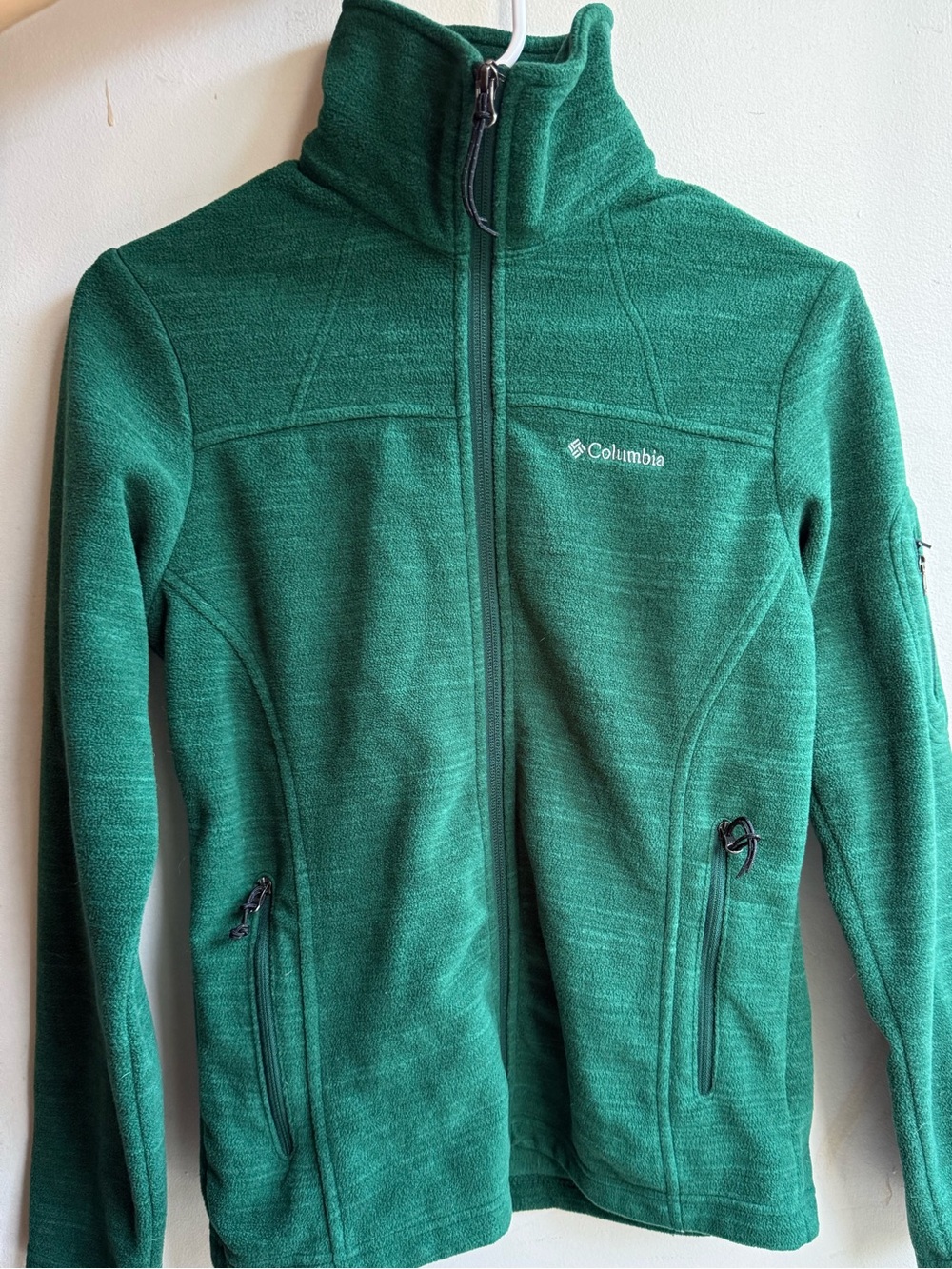 Columbia Kids Green Full-Zip Fleece Jacket